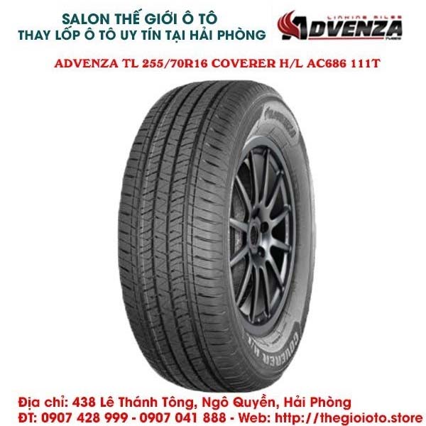 Lốp Advenza TL 255/70R16 Coverer